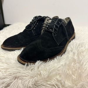 Cole haan nike air black wingtip oxford sz 10.5